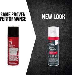 3M Super 77 Multi-Surface Spray Adhesive, 14.1 Oz., Low VOC, Quick Bond, Fast Dr