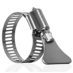 A2 Stainless Steel Thumb Screws Wing Adjustable Hose Jubilee Clamp Pipe Clips