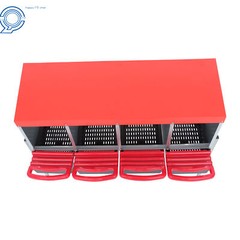 4 Holes Chicken Nesting Boxes Coop Metal Chicken Egg Laying Box With Lid Cover