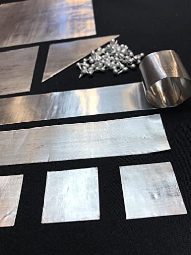 Premium Indium Foil Sheet 99.999% 5.0″ by 5.0″ (125mm by 125mm); 8 thicknesses