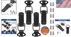 Stainless Steel 2.2″ Toggle Latches – 4Pcs with Screws for Cabinets and Chests