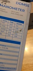Supco DDM55 Digital Manometer – New – READ ALL