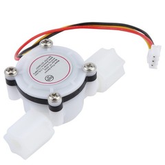 1Pcs Water Hall Effect Sensor Control Flowmeter G1/4 For Water Cooler