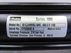 PARKER 40 CJJHMIRL14MC 400.0 HYDRAULIC CYLINDER 3000PSI 40mm BORE 400mm STROKE