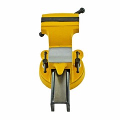Yost Vises Model 910-HV Workshop Vise High Visibility All Steel Yellow 10in