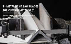 93-1/2″ x 1/2″ x 14tpi M42 Bi-metal Band Saw Blades Fit Cutting Metal Technique