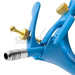 LLETZ LEEP Graves Vaginal Speculum Gynecology Surgical Large Blue Coated German