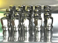 Titanium Lug Wheel Nut 12×1.5 60deg HEX19 20pcs set