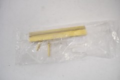 6″ 3501BR Pull Replacement w 2 Screws Hardware Pack Brushed Brass Finish