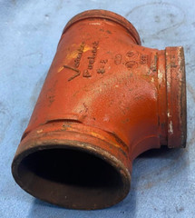 VICTAULIC FIRELOCK THREE WAY PIPE 4AU C-E=3.38IN 3INCH OVERALL LENGTH 6-3/4″