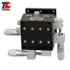 XYZ 3Axis Linear Stage Trimming Platform Bearing Tuning Sliding 60x60mm