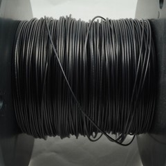 100ft Coil 22 AWG Solid Core Wire 300V 22 gauge Black