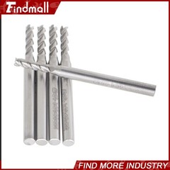 5PCS 3/32″ 4 FLUTE CARBIDE END MILL 3/8″ CUT LENGTH