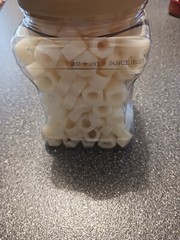 Nylon Prime-Line Hex Nuts, 1/2 in-13. (10-pcs). NEW. Free Shipping
