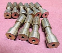⭐LOT OF 10⭐ Rexnord 10486804 Utility Barrel Lock #6 Gold Lock w/End Cap 93180124