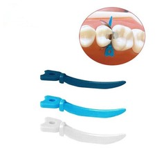 40Pcs Dental Tulwar Wedges Sectional Matrix System Plastic Diastema Wedge Refill