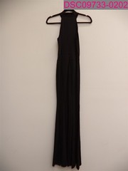 Berydress Women’s Halter Neck sleeveless Mermaid Maxi Dress Gown Black Small
