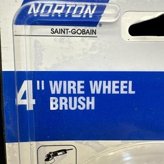 Norton 50583-038 Stainless 4” Wire Wheel Brush METAL – NEW {50}