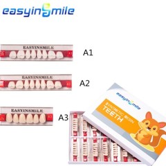 84/96pcs Dental Acrylic Resin Denture Teeth Upper Lower Full Set Shade A1/A2/A3