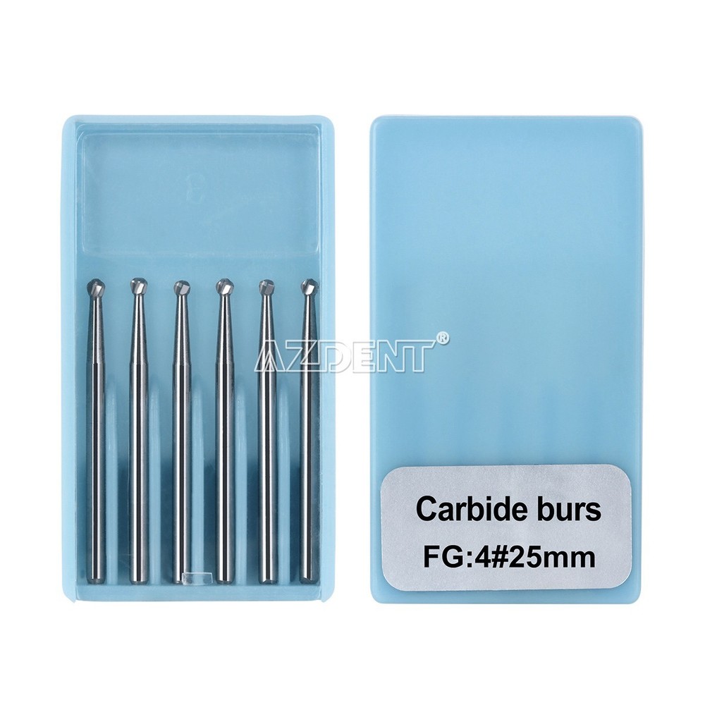 Dental Surgical Tungsten Carbide Bur Round type 25mm FGXL 4 For high speed