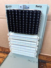 Porta Systems Building Entrance Terminal w/ Tii Technologies Gas Tube Protectors