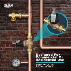 Zurn 34-NR3XLDU 3/4″ Pressure Reducing Valve Double Union FNPT