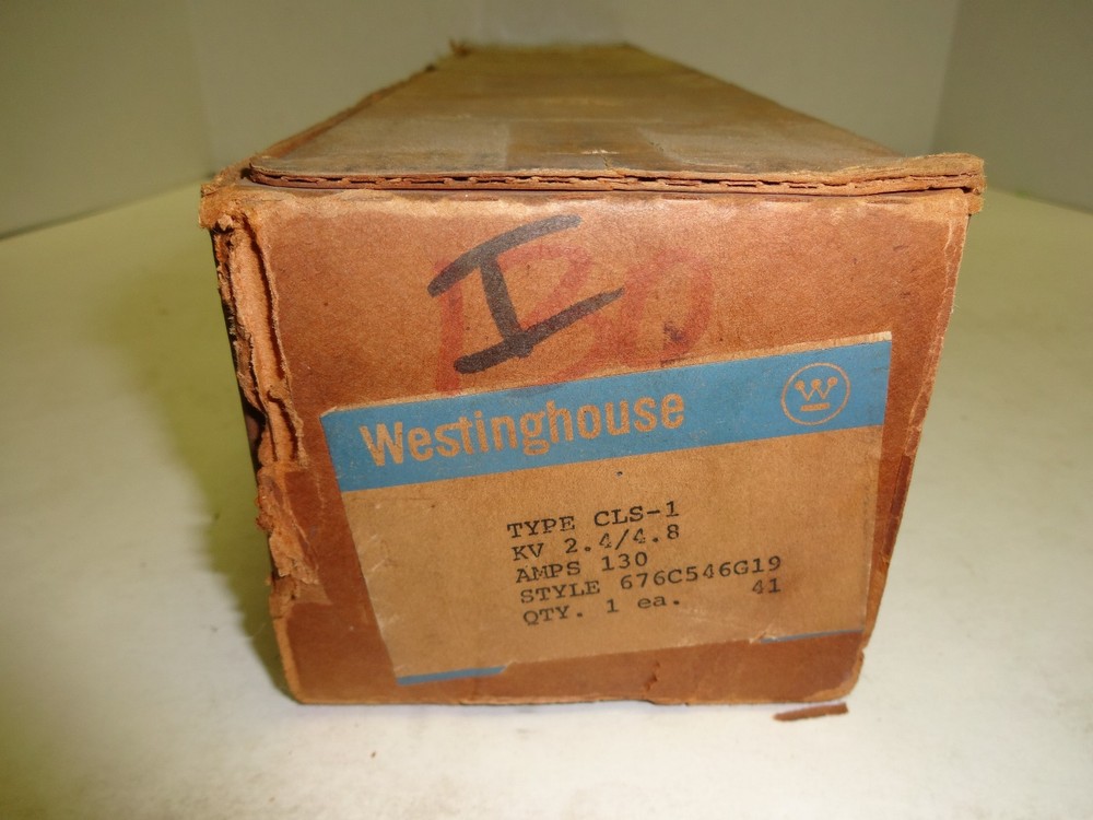 Westinghouse Fuse Style: 676C546G19 2.4/ 4.8 KV 130 Amps 50/60 Hz CLS-1