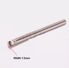 10mm GROOVING Holder Miniature Grooving Inserts Width 1.5mm+10 carbide Inserts