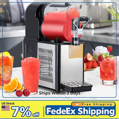 3L Commercial Slushy Machine, Frozen Drink Maker Margarita Smoothie Slushie