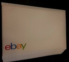 10 eBay-Branded Padded Airjacket Envelopes Lg 9.5″ x 13.25″ 4 Color Classic Logo