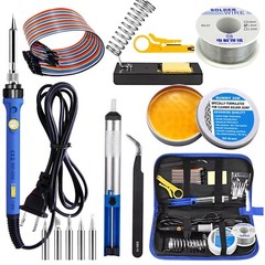 Soldering Iron Flux Paste Pump Wire Tips Holder Combo SMD BGA Electronics