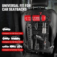 Universal Seat Back Molle Panel Organizer With Gun Holder,Truck Gun Rack Vehicle