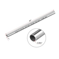 FITOK 316/316L SS Seamless Tubing 1″ OD × 0.083″ Wall × 40″ L Annealed ASTM A269