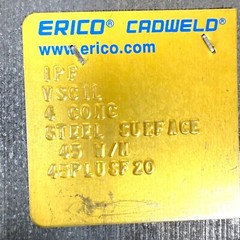 Erico Cadweld VSC1L Graphite Mold for Welding Cable to Steel VS #4 Concentric