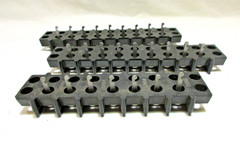 JONES Screw Terminal Blocks, “Y” Clips, 9 or 7 Poles, 9/16″ Centers, Fanning ..