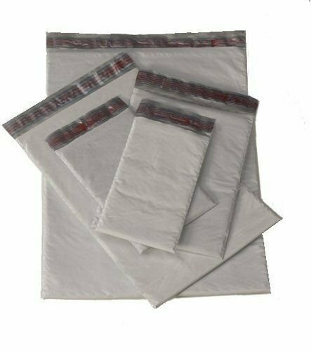 Poly Bubble Mailer Combo Pack for Book Sellers: #0, #2, #4, #5, #7 Free Ship