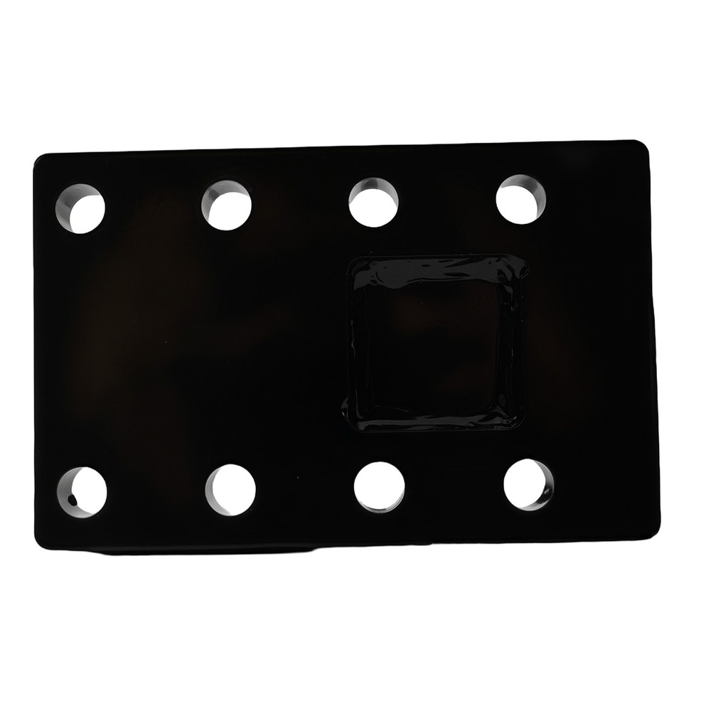 Black Steel Pintle Hitch Mount 3-Position for 2inch Receiver 20000 lbs