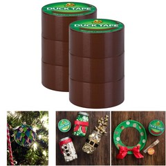 6 Pack Brown Duct Tape Reinforcement Heavy Duty Construction