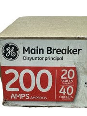 GE Outdoor 200A 20 spaces 40 circuits Main Breaker Load Center TM2020RCUBK1 New