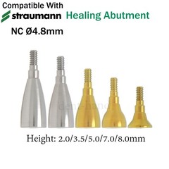 Dental NC Healing Caps Abutment Ø3.6/4.8mm Cover Screw Fits ITI Straumann BL/BLT