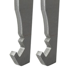 2pcs Steel Quick Attach Bracket 1-1/2″ For Cat Fusion Coupler Loader mounts