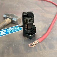TEMCo Hammer Lug Crimper: 8 AWG to 4/0 Battery/Welding Cables (Mountable)