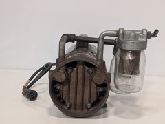 Gast 1022-V120-G272X vacuum pump, Doerr/GE 3/4HP 115/230V, dual glass filters