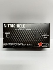MCR Saftey 6 Mil Nitrile Disposable Gloves 6016BL 100PK W/ Full Texture Grip