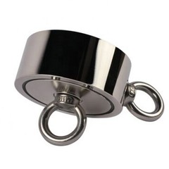 500 – 1300Lbs Pull Force Double Sided Strong Fishing Magnet Kit Rope Carabiner