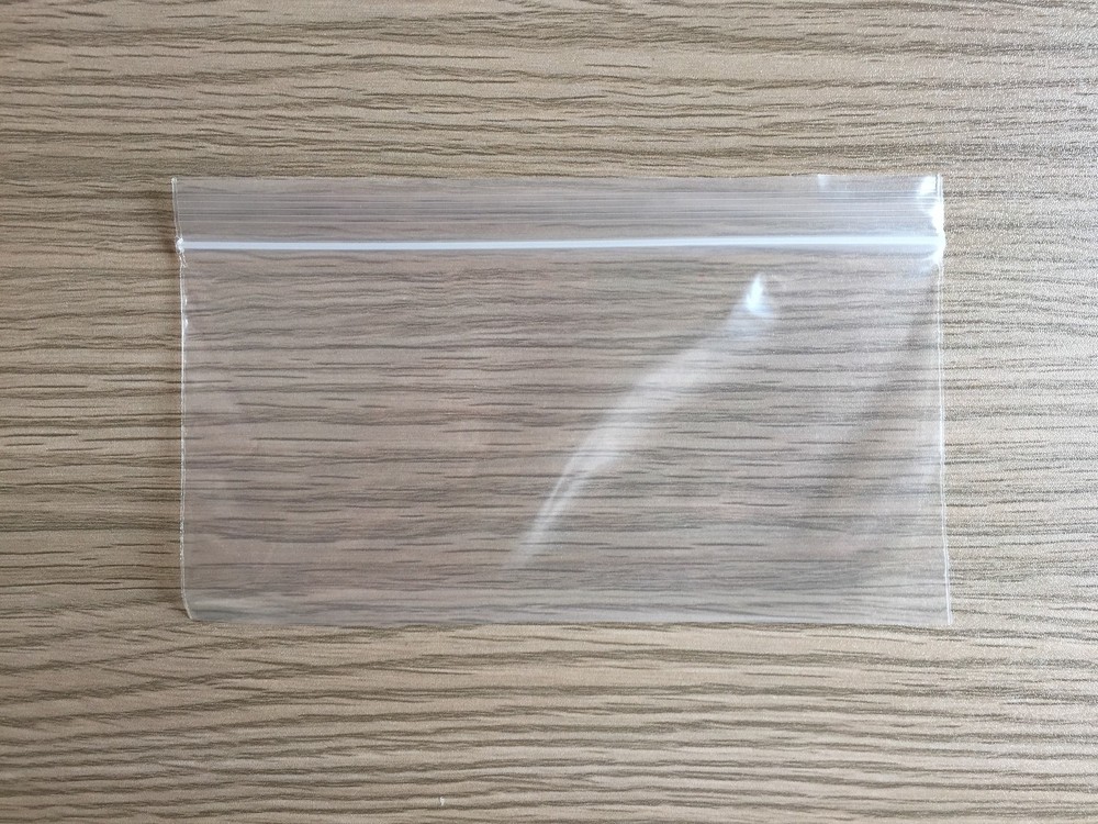 7×5 size Reclosable 2Mil Clear Plastic Ziplock Bags