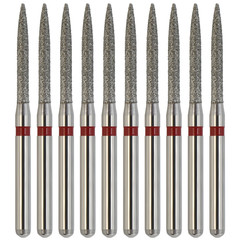 Dental Diamond Burs Flame Bur 863/010F 863/012F 863/016C 861 862 Fine High Speed