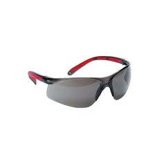 99-T8400-G – Safety Glasses – Frameless with Rubber Temples and Grey Tinted Lens