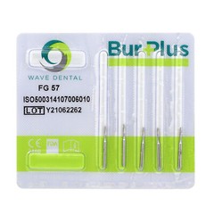 WAVE Dental Carbide Burs Straight Flat End Bur FG 56 57 555 557L Friction Grip