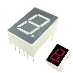 100 × LED Digit Display Red 7 Segment 0.5″ Common Anode Digital Number Wholesale